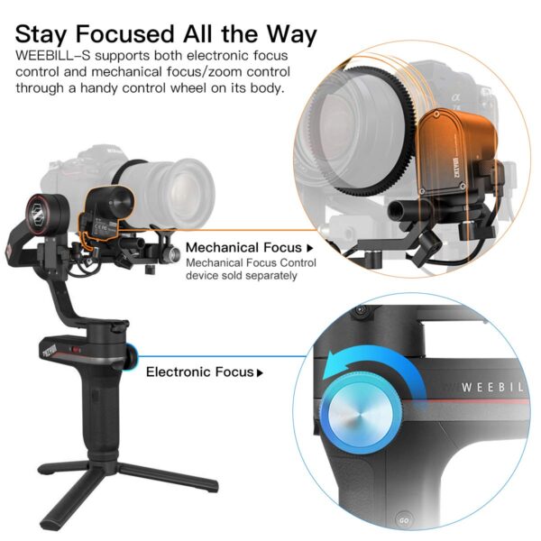 Zhiyun WEEBILL S Gimbal Stabilizer for DSLR, Mirrorless - Image 4