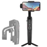 MOZA Mini S Essential Fold-able Smartphone Gimbal with Quick Platback,One-Button Zoon,Timelapse,Objecti Tracking,Inception Mode Fucntion for Smartphone
