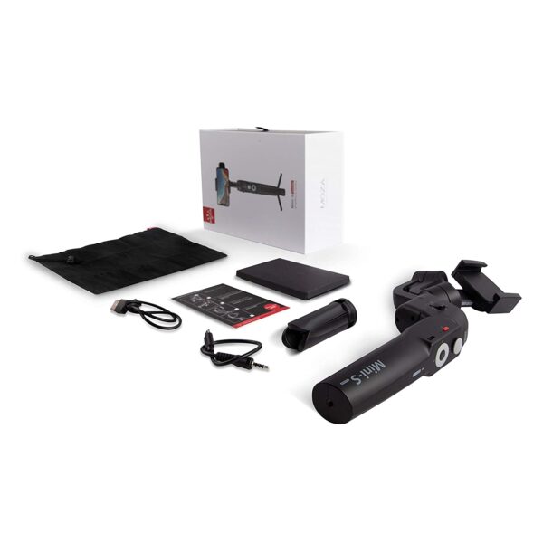 MOZA Mini S Essential Fold-able Smartphone Gimbal with Quick Platback,One-Button Zoon,Timelapse,Objecti Tracking,Inception Mode Fucntion for Smartphone - Image 3