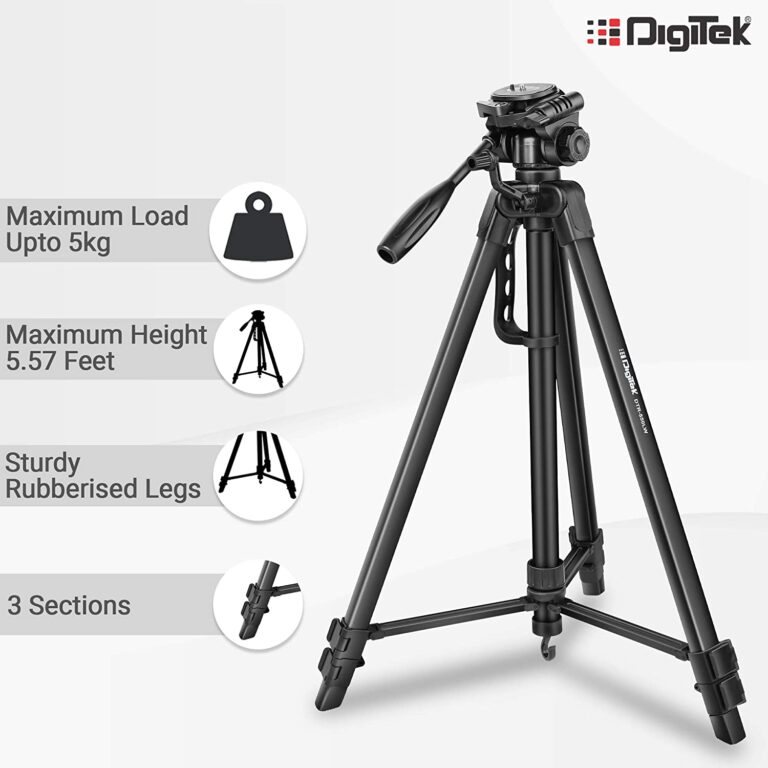 DIGITEK® DTR 550 LW (67 Inch) Tripod For DSLR, Camera Operating Height